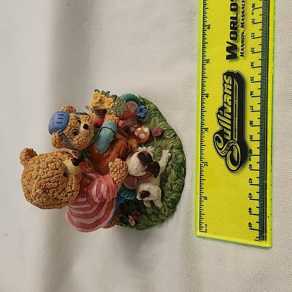 Vintage Set of Five EUC  Ceramic/Resin Teddy Bears - Picture 14 of 16